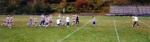 The Senior Girls take the field during the Powder Puff games!