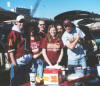 Here's our hungry tailgating group before the game began.