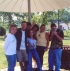 Alesha, me, Sean, Lacy, Mary, Courtney, and Smiley are hangin' out under the satellite/umbrella.