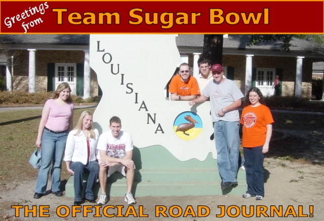 Greetings From Team Sugar Bowl: The Official Road Journal!